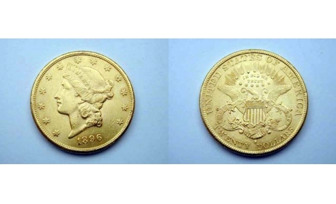 Stati Uniti, 20 Dollari Liberty 1896 San Francisco qSPL
