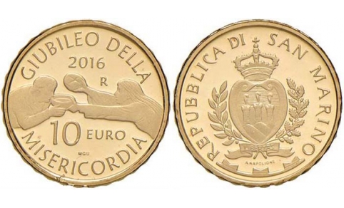 San Marino, 10 Euro 2016 Giubileo della Misericordia