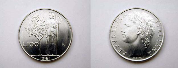 100 Lire 1961 FDC