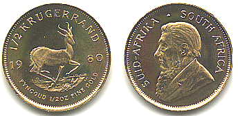 Sud Africa, 1/2 Krugerrand FDC