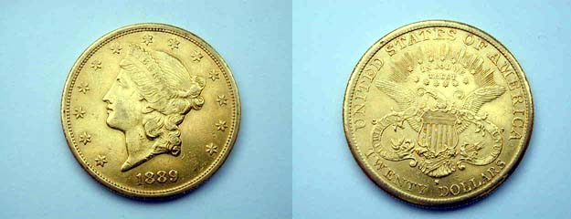Stati Uniti, 20 Dollari 1889 San Francisco (Liberty) SPL+