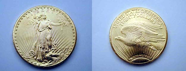 Stati Uniti, 20 Dollari 1927 St. Gaudens qFDC