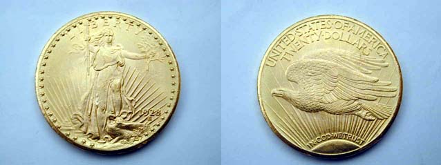 Stati Uniti, 20 Dollari 1928 St. Gaudens qFDC