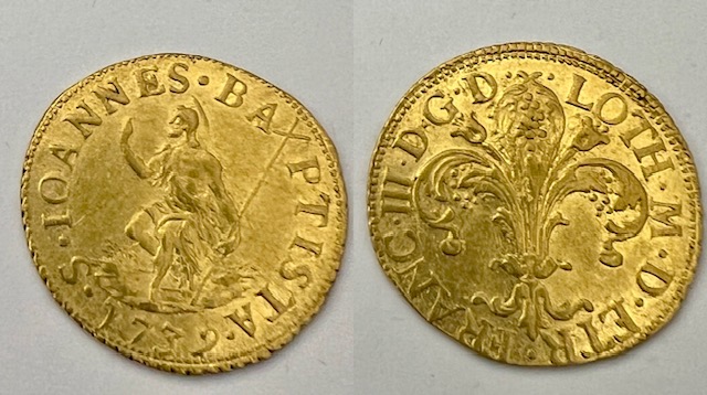 Firenze, Francesco II di Lorena, Fiorino 1739 SPL+/qFDC