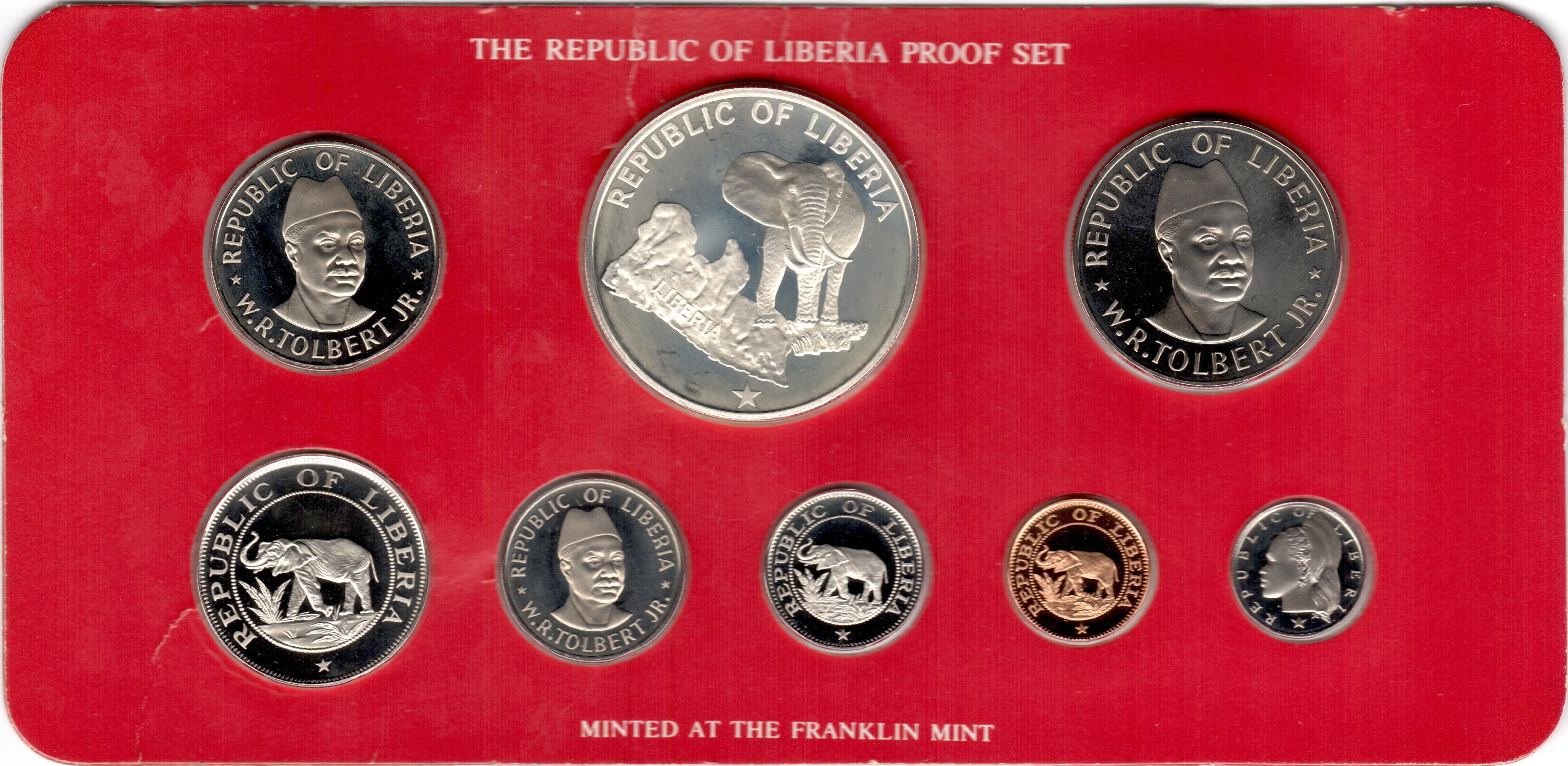 Liberia, Proof Set, 1978