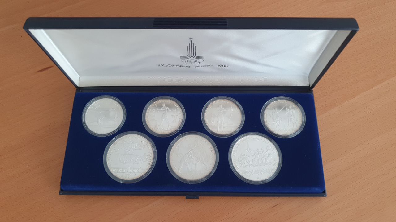 Russia, Olympic Games Moscow 1980, 1980 (7 pz. box)